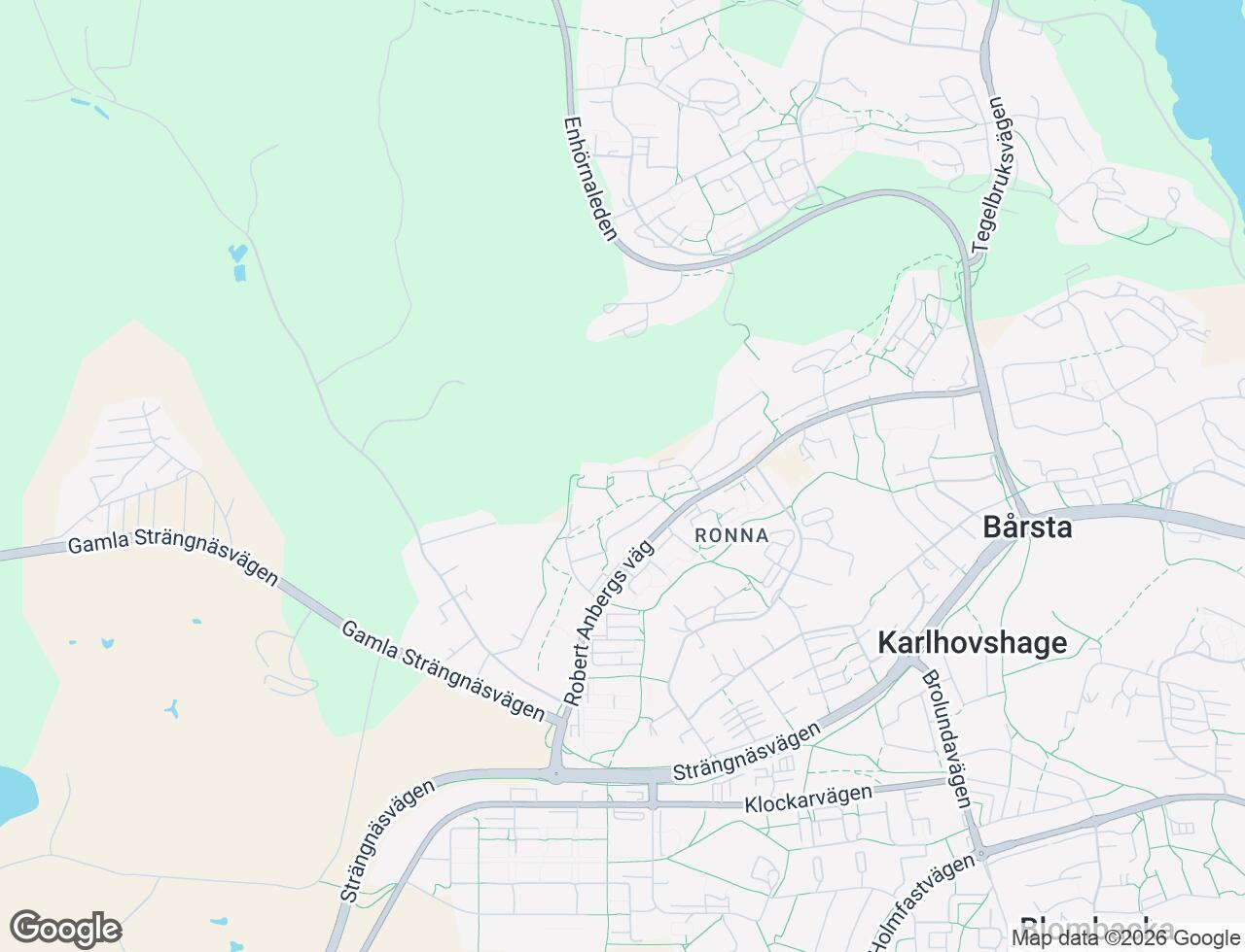 Karta över Klövjevägen 13 i 54 Södertälje