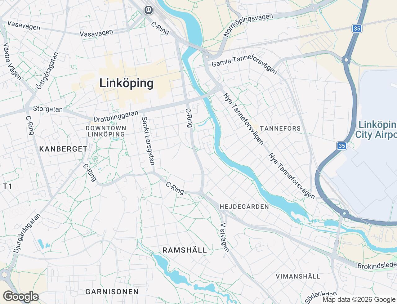 Karta över Skepparegatan 4 i 43 Linköping