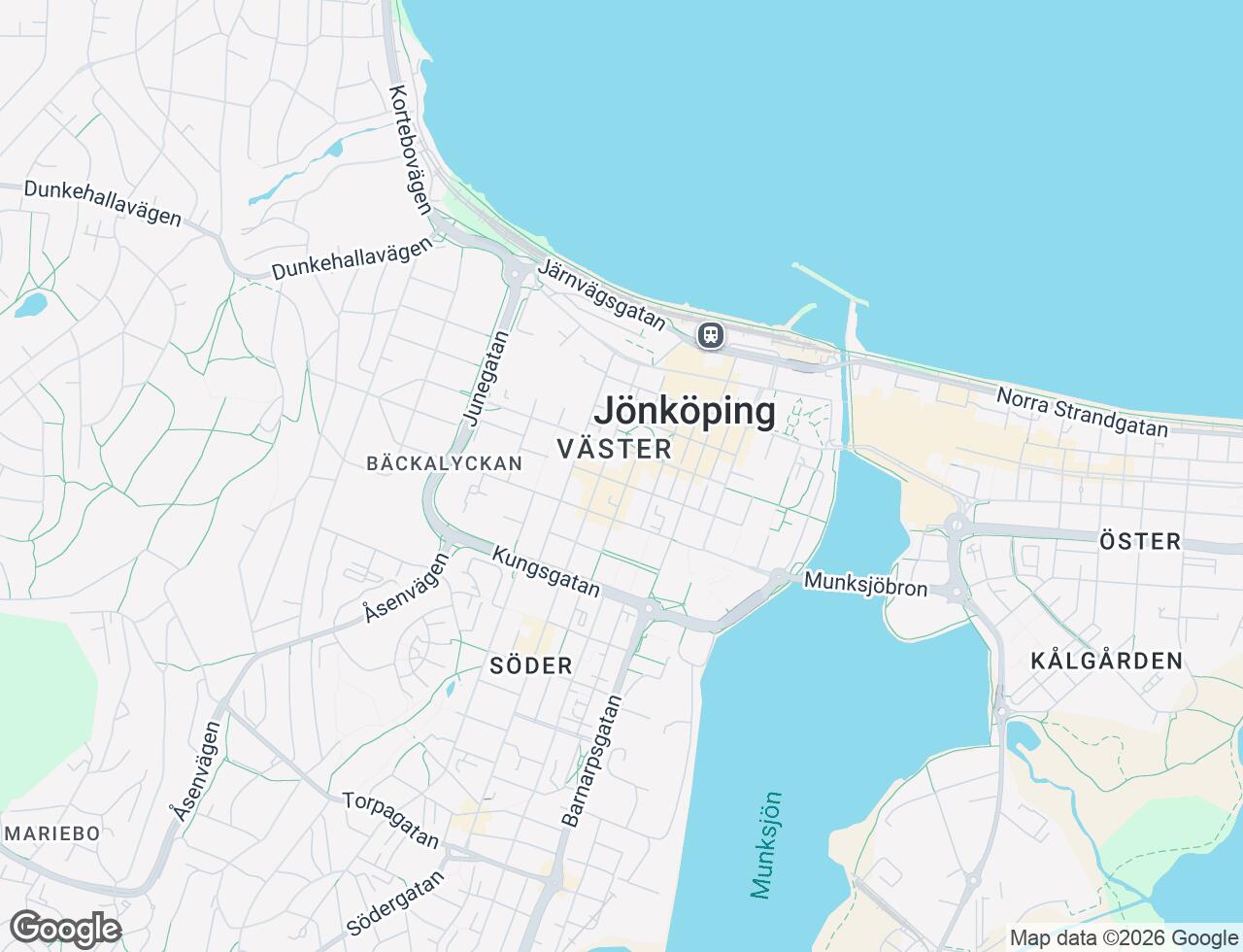Karta över Oxtorgsgatan 18A i 17 Jönköping