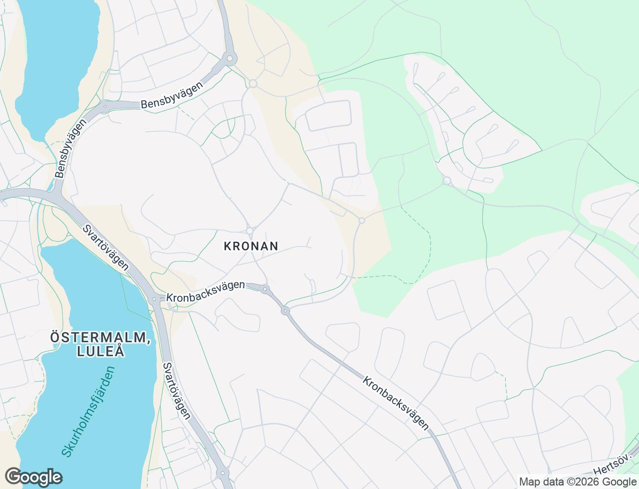 Karta över Kaserngatan 9 i 42 Luleå