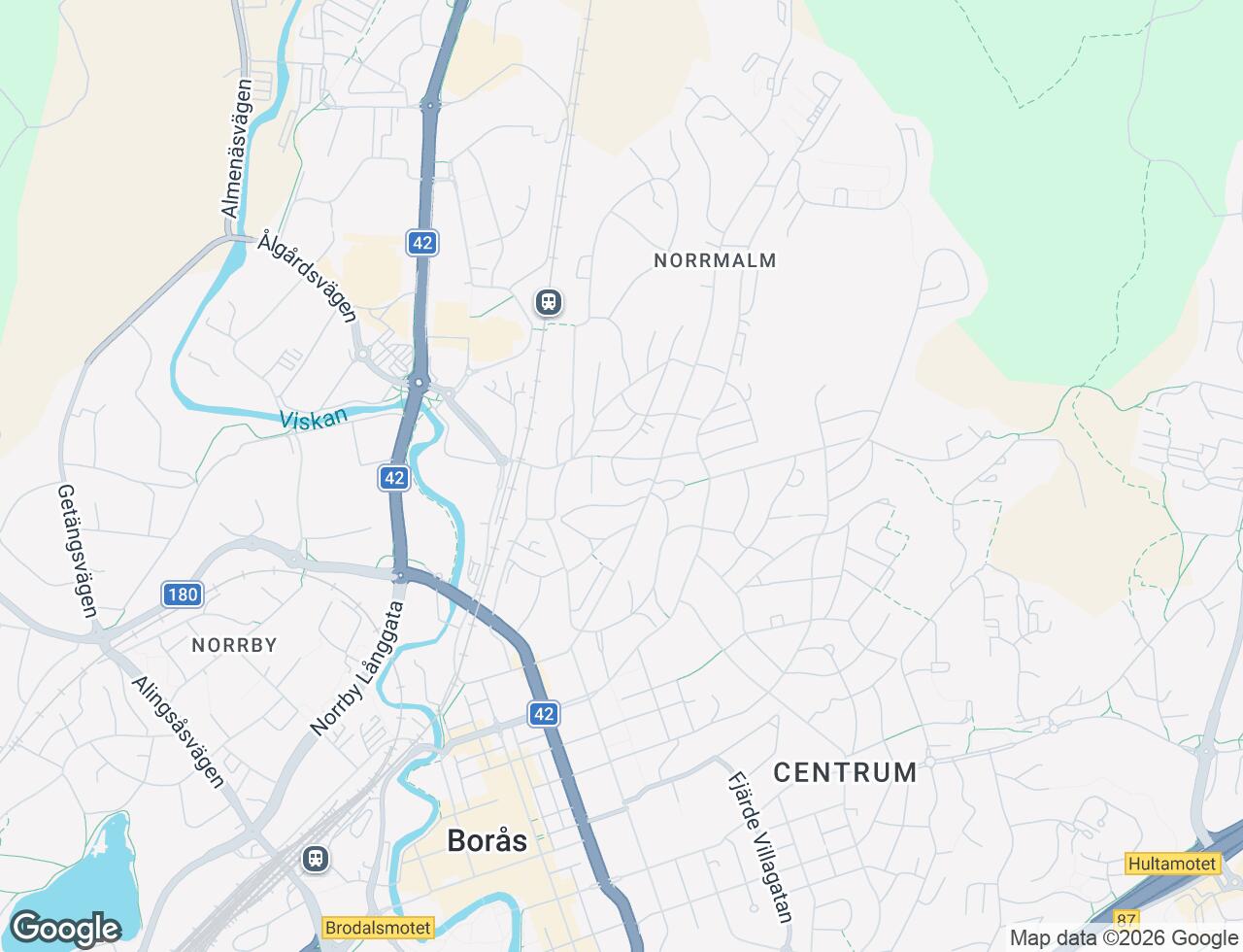 Karta över Hornsgatan 6A i 35 Borås