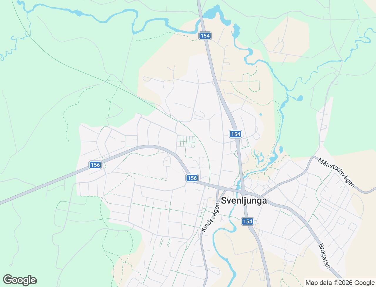 Karta över Lindgatan 7G i 52 Svenljunga