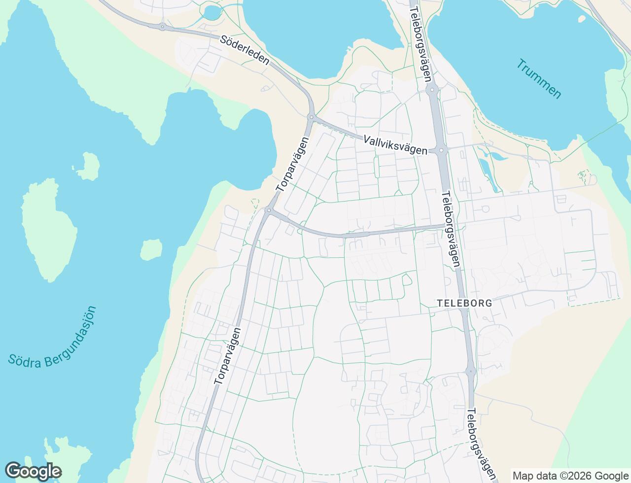 Karta över Furutåvägen 43E i 54 Växjö