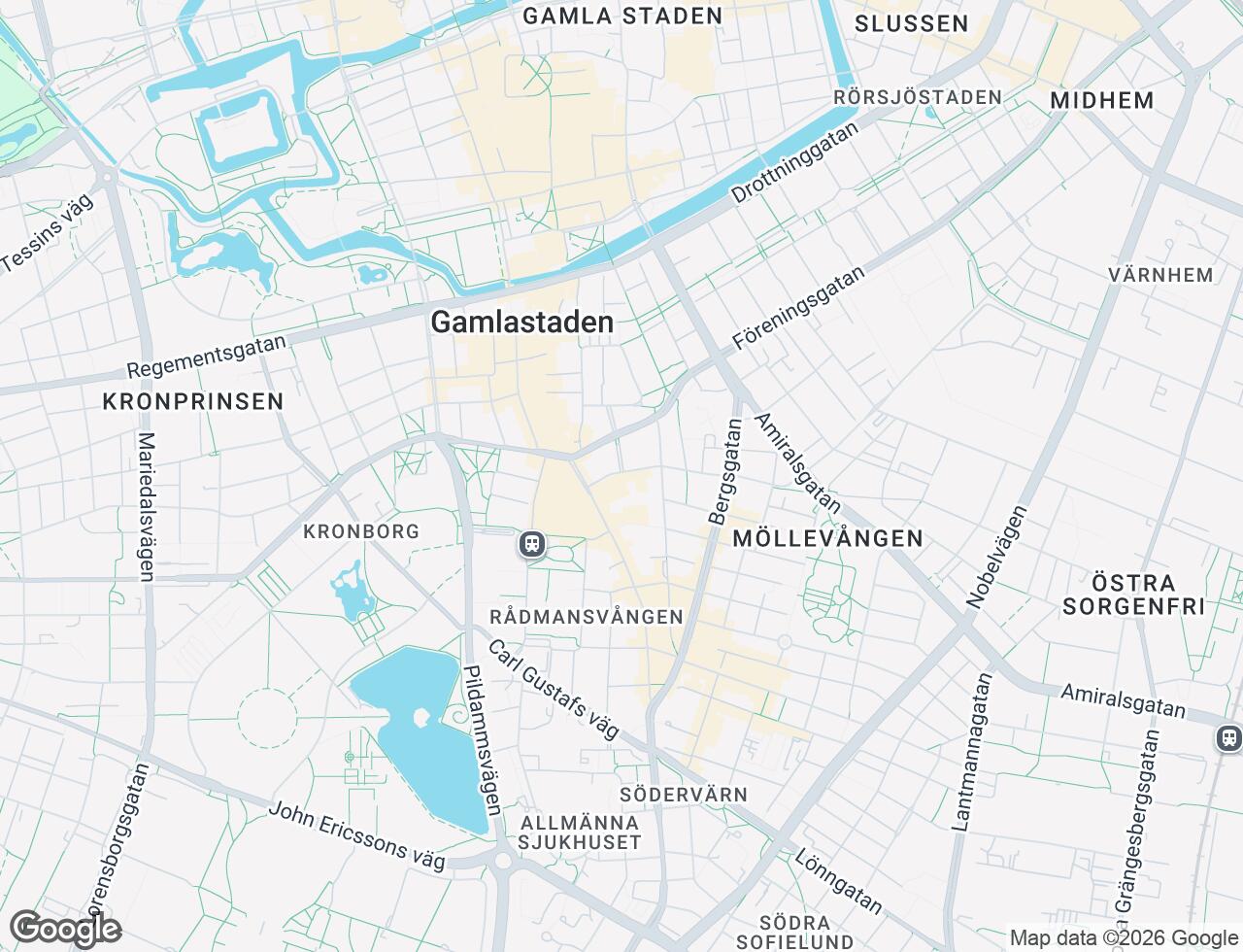 Karta över Spångatan 7A i 44 Malmö
