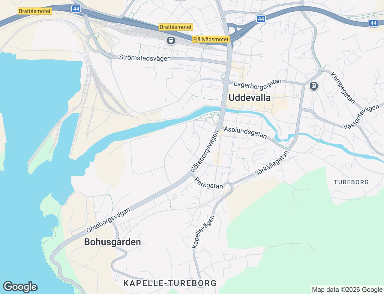 Karta över Tjärhovsgatan 18C i 42 Uddevalla