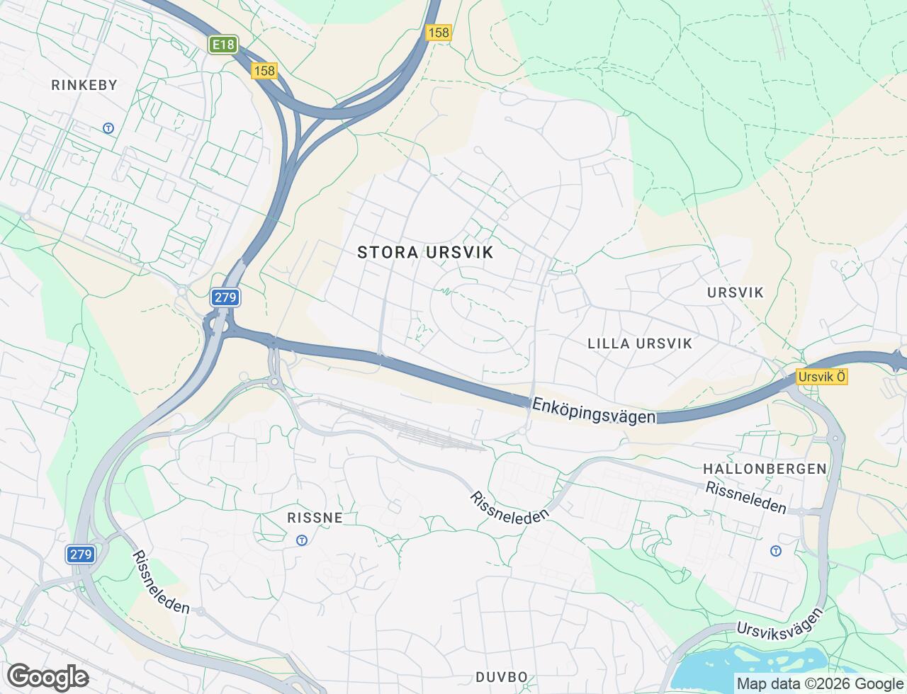 Karta över Forskningsringen 78 i 61 Sundbyberg
