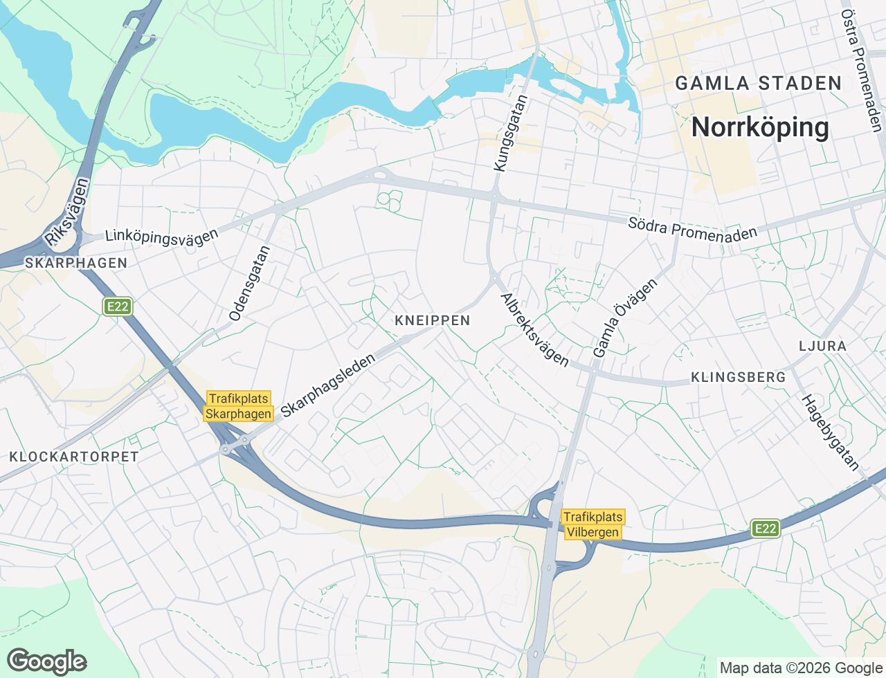 Karta över Ektorpsgatan 24a i 74 Norrköping