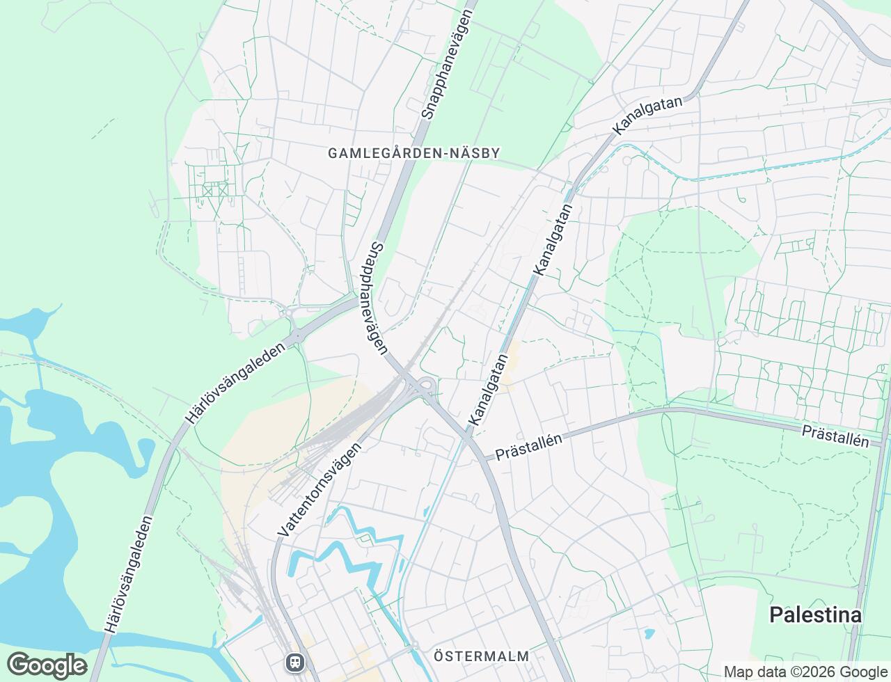 Karta över Utställningsvägen 2B i 42 Kristianstad