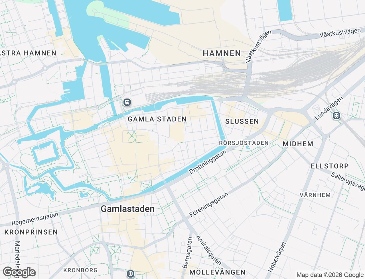 Karta över Stora Kvarngatan 53 i 29 Malmö