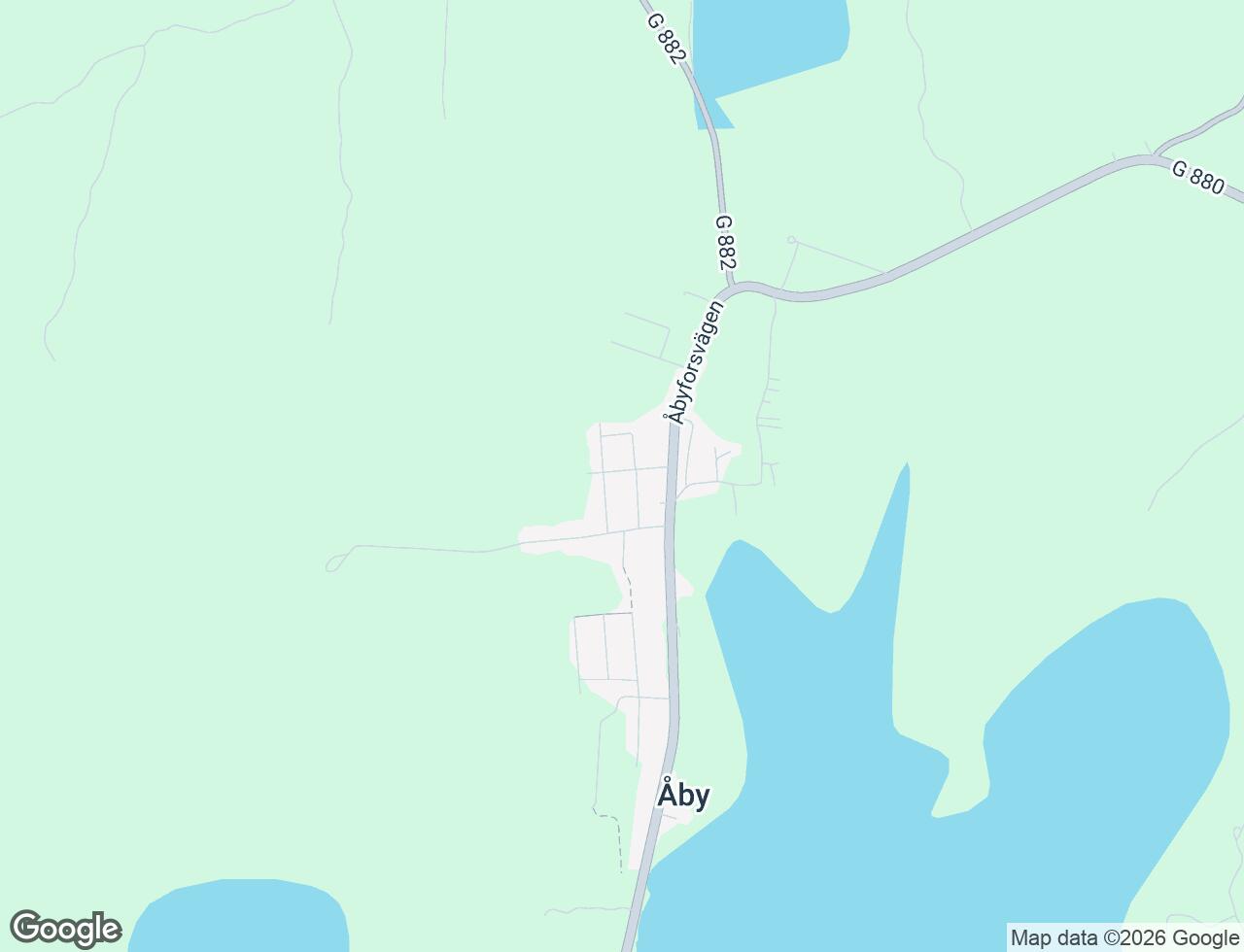 Karta över Hagtornsvägen 5D i 34 Tjureda