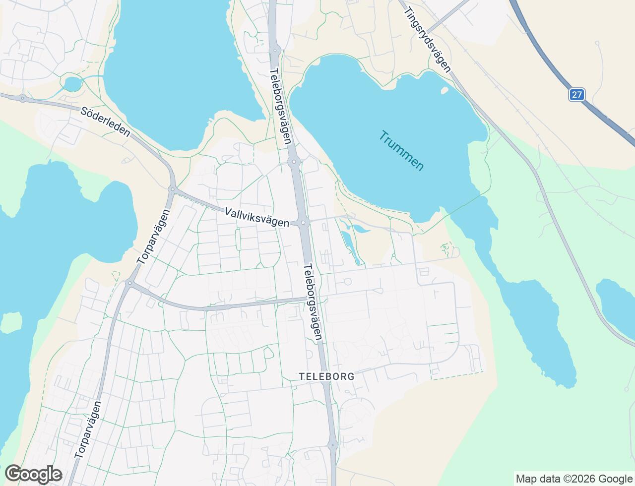 Karta över Framtidsvägen 7C i 22 Växjö