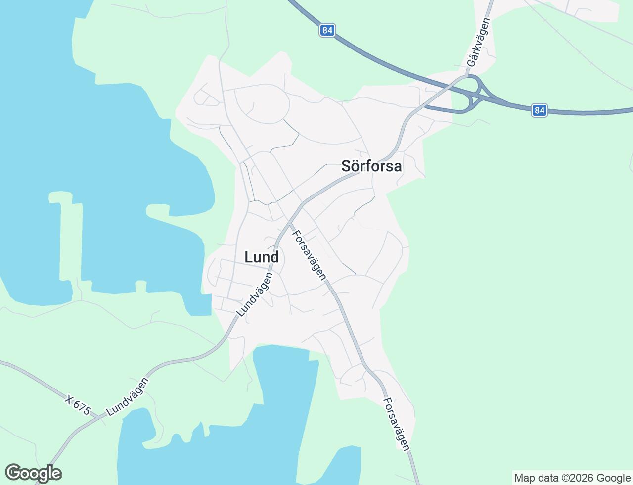 Karta över Backavägen 6A i 60 Forsa