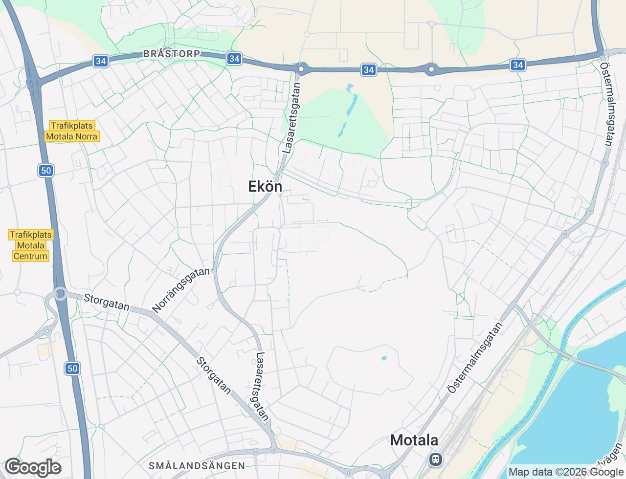 Karta över Kråkrisvägen 26C i 34 Motala