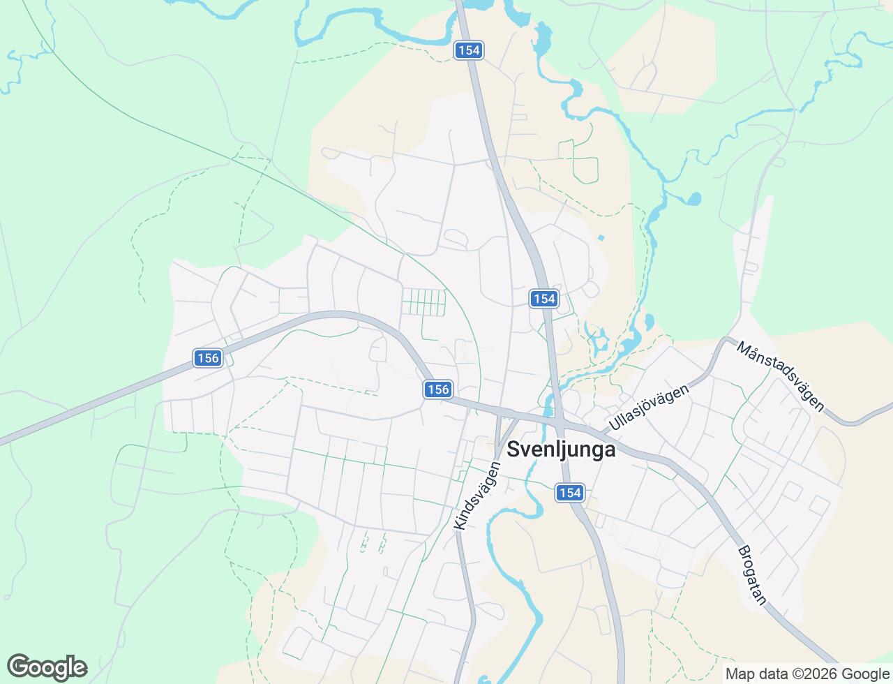 Karta över Bäckemadsvägen 8L i 52 Svenljunga