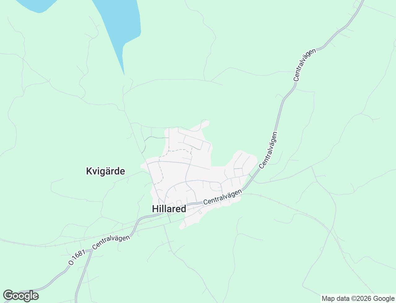Karta över Mostigen 4A i 76 Hillared