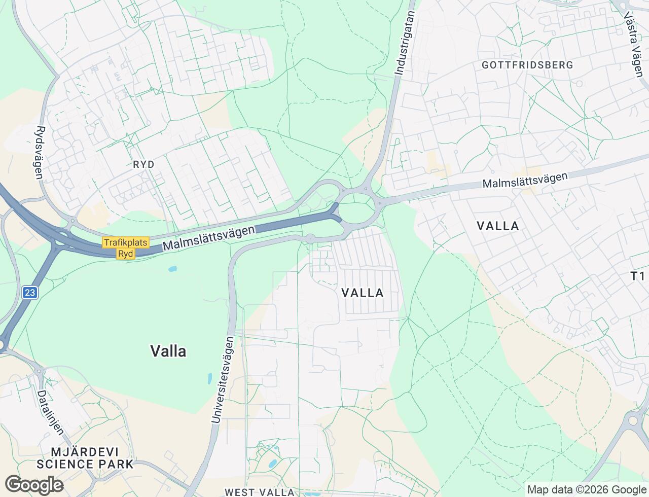 Karta över Studievägen 1D i 29 Linköping