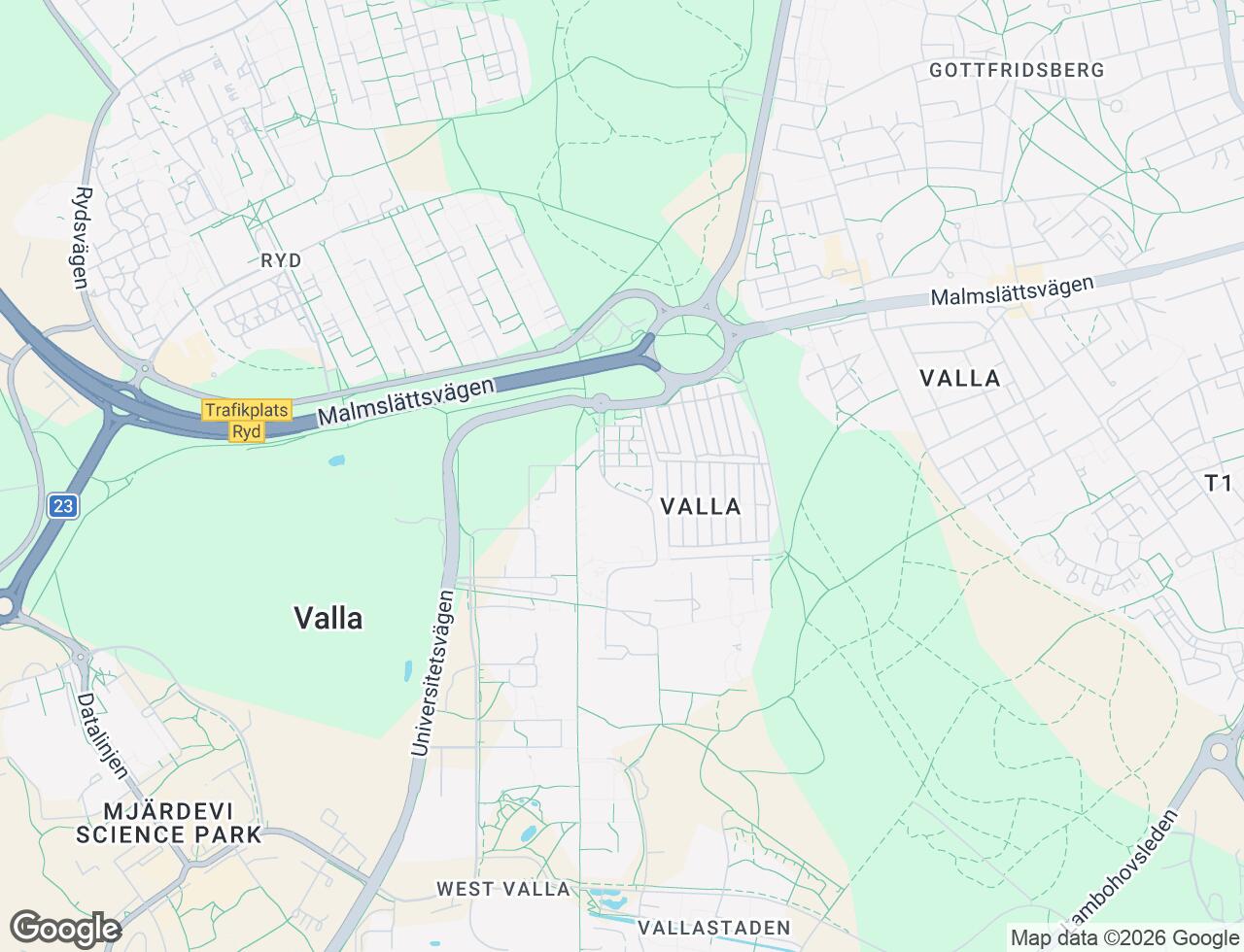 Karta över Studievägen 15 i 29 Linköping