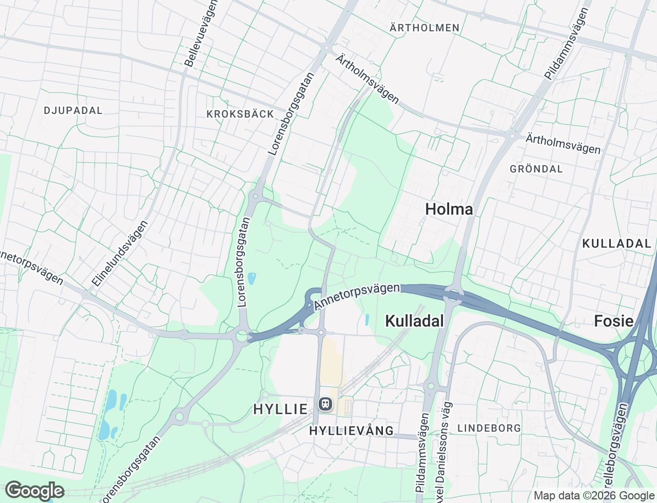 Karta över Norra Tennisgränd 1 i 25 Malmö