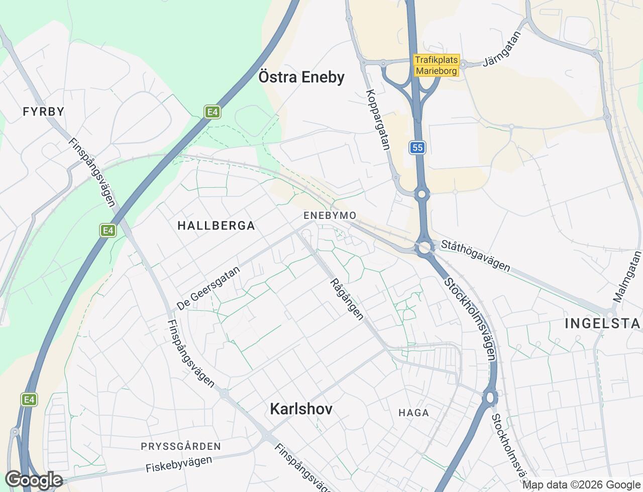Karta över Rösgången 31 i 11 Norrköping