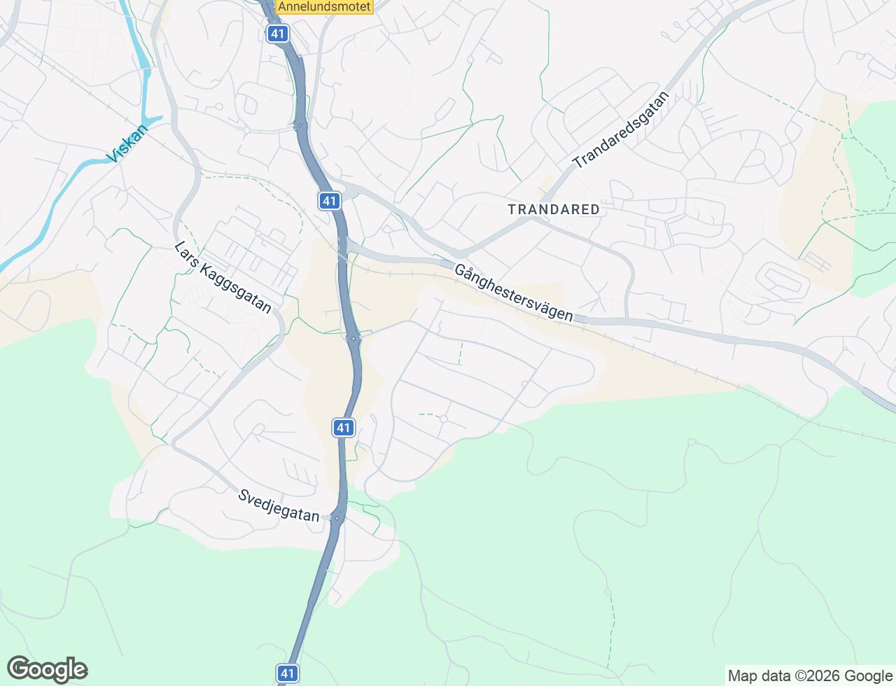 Karta över Hedvigsborgsgatan 24 i 47 Borås