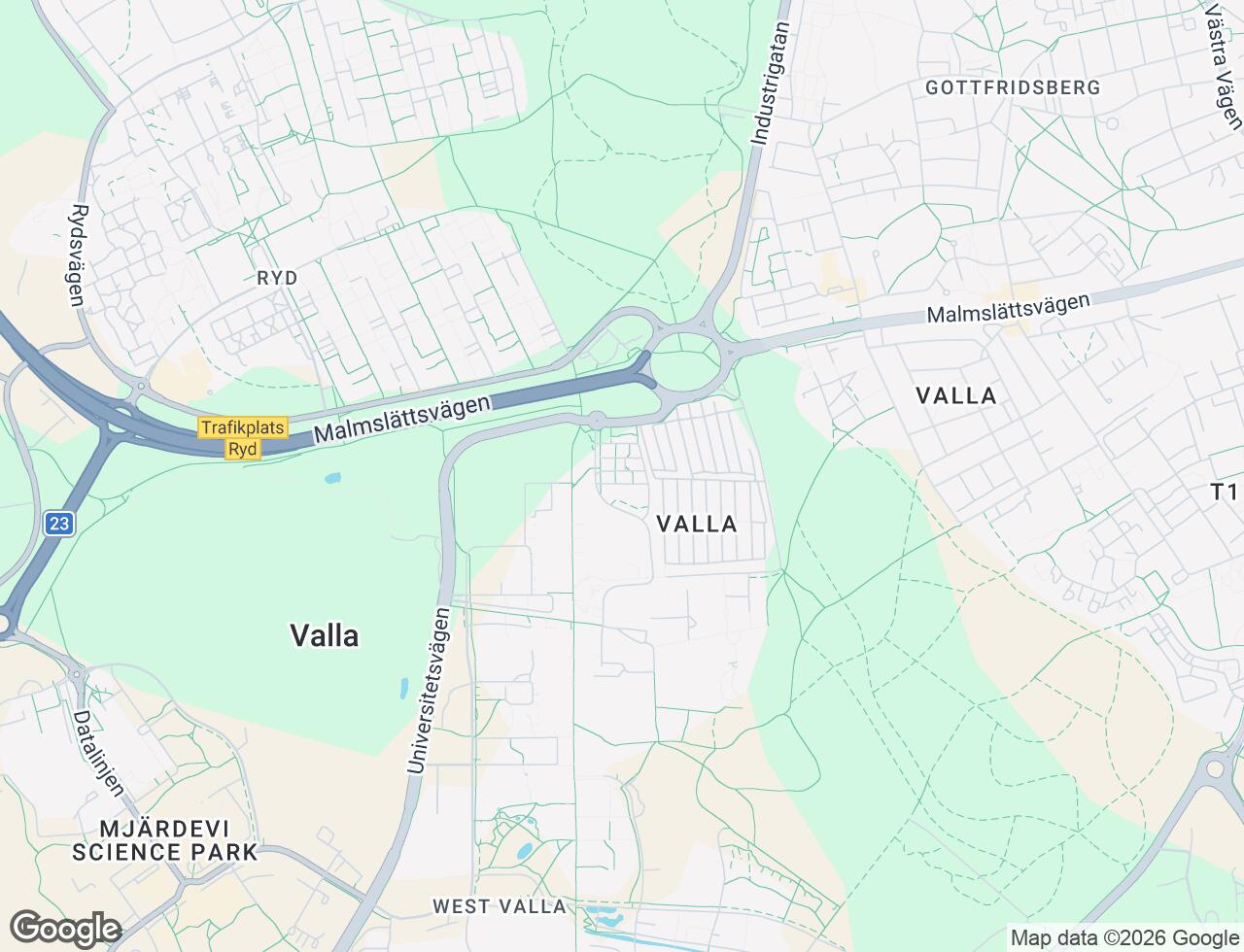 Karta över Colonia studentbostäder i 9B