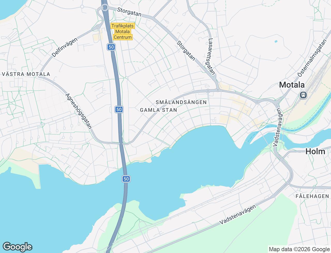 Karta över Bispmotalagatan 33C i 30 Motala