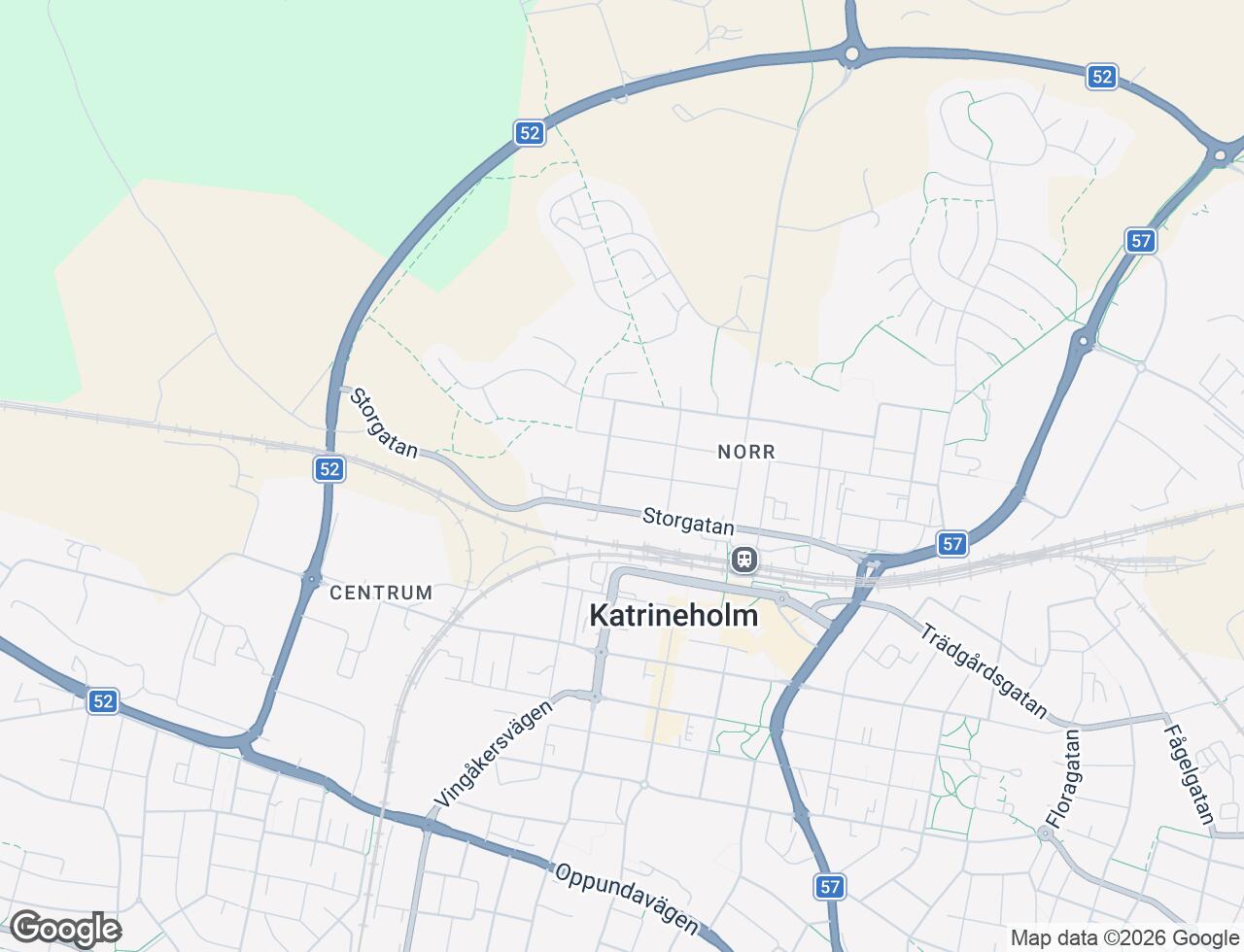 Karta över Kyrkogatan 6 i 46 Katrineholm