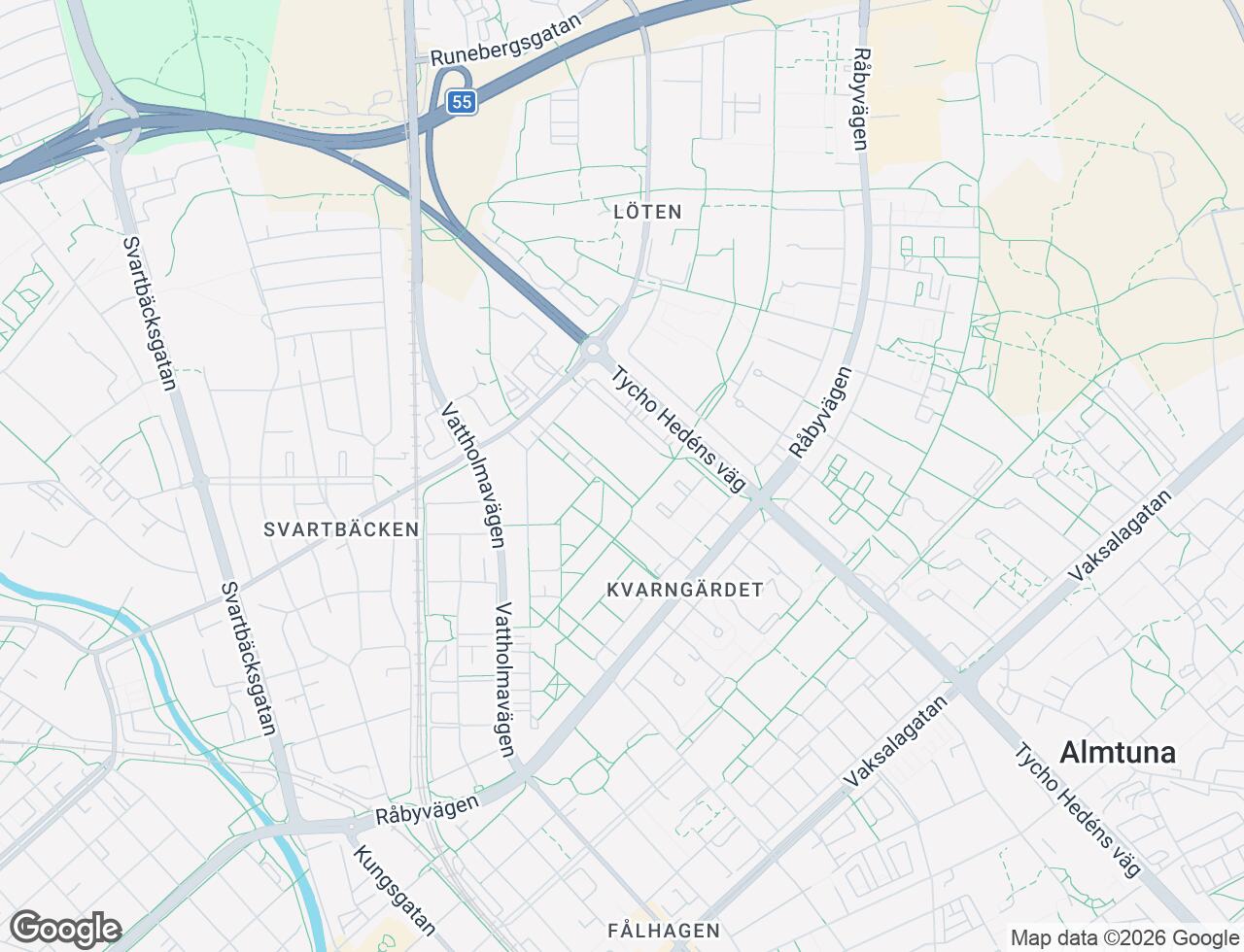 Karta över Kantorsgatan 70 i 24 Uppsala