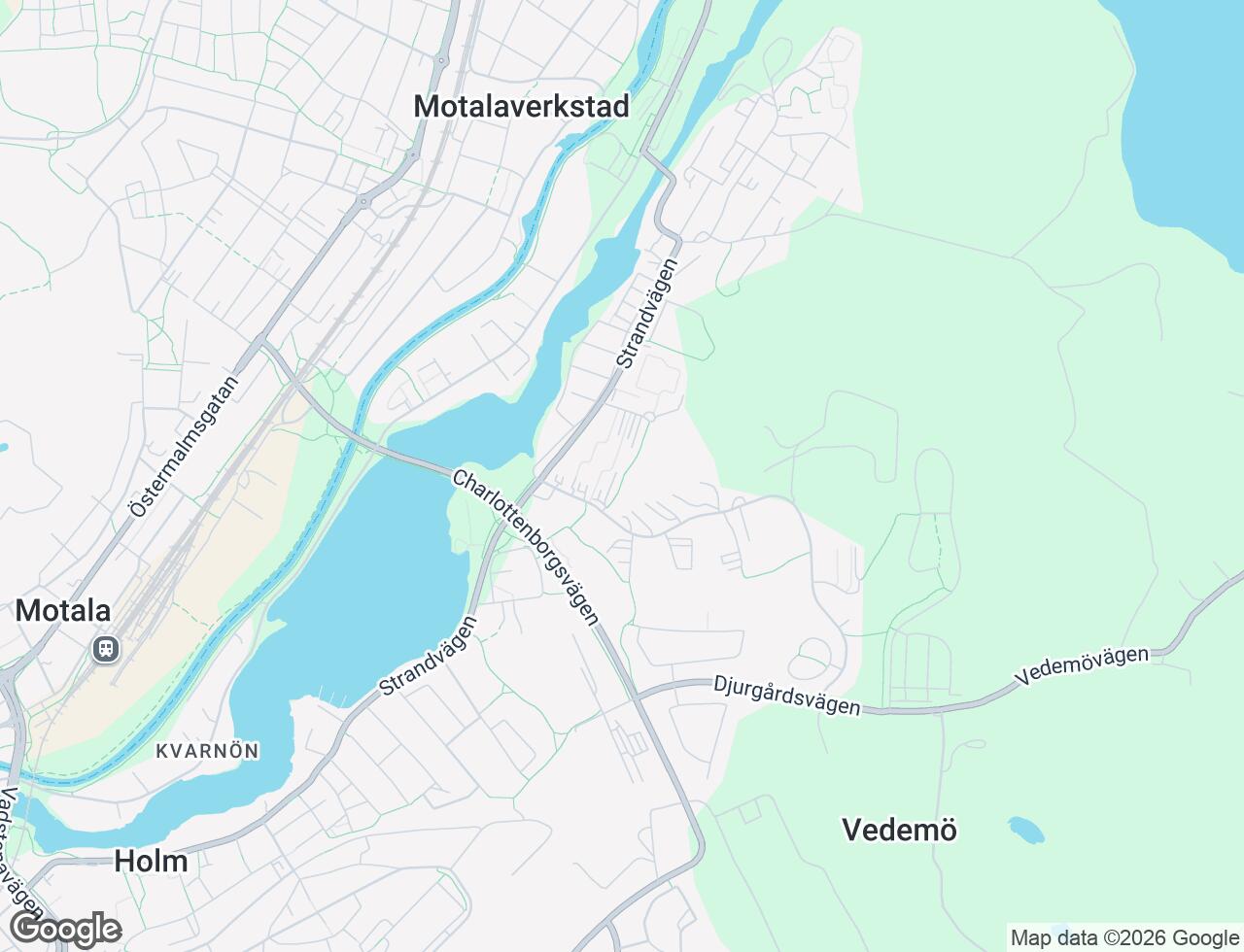 Karta över Lustigkullevägen 11C i 47 Motala