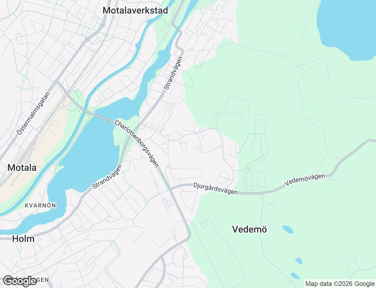 Karta över Lustigkullevägen 32C i 47 Motala