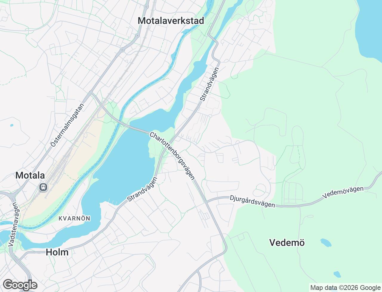Karta över Lustigkullevägen 6C i 47 Motala