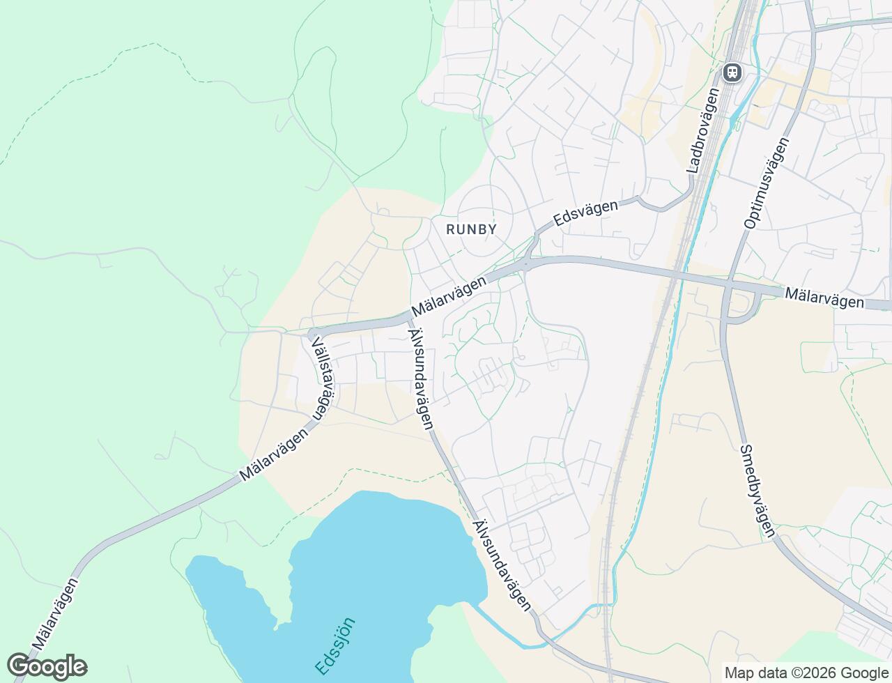 Karta över Prästgårdsvägen 19D i 41 Upplands Väsby