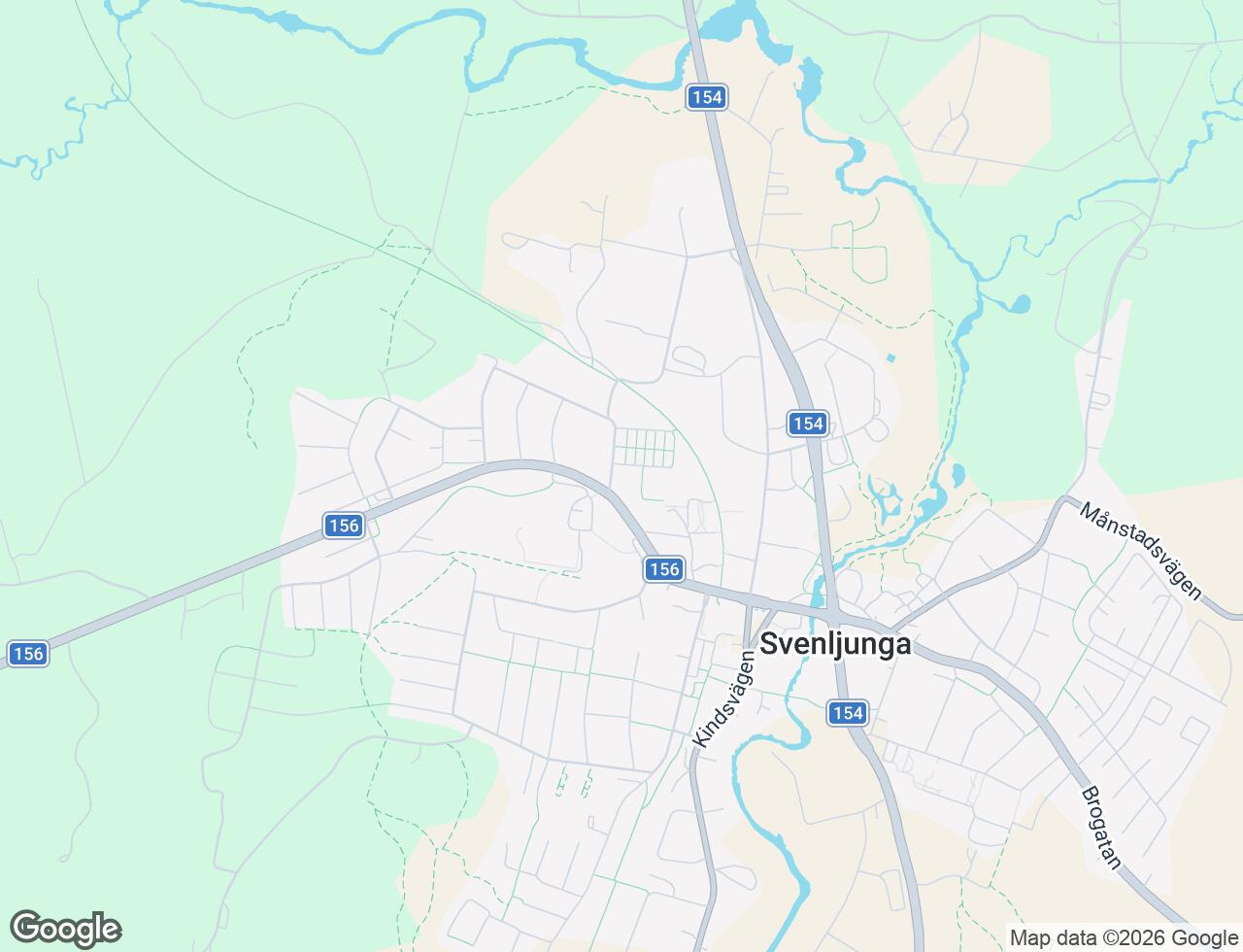 Karta över Karlsbergsgatan 2C i 52 Svenljunga