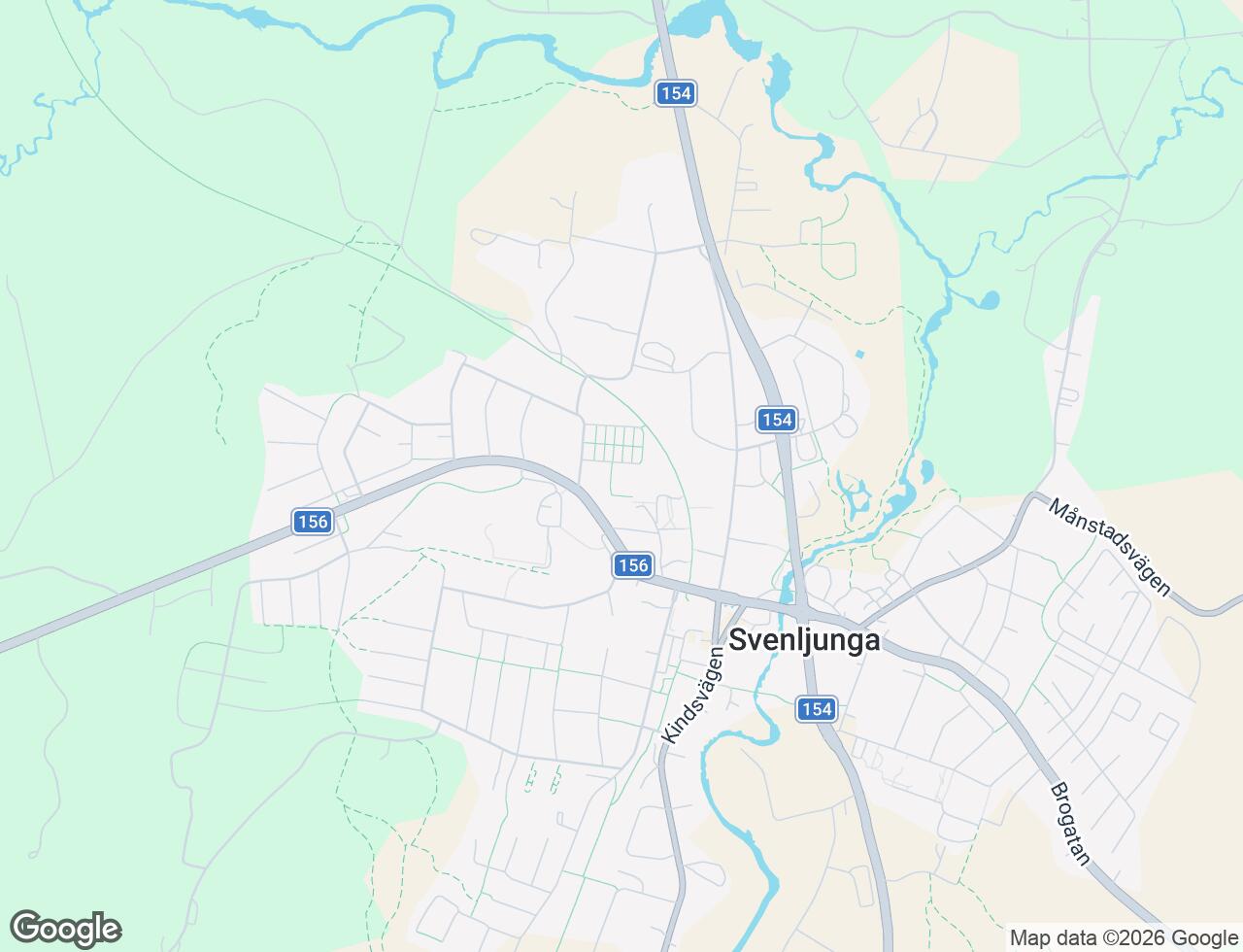 Karta över Lindgatan 6B i 52 Svenljunga