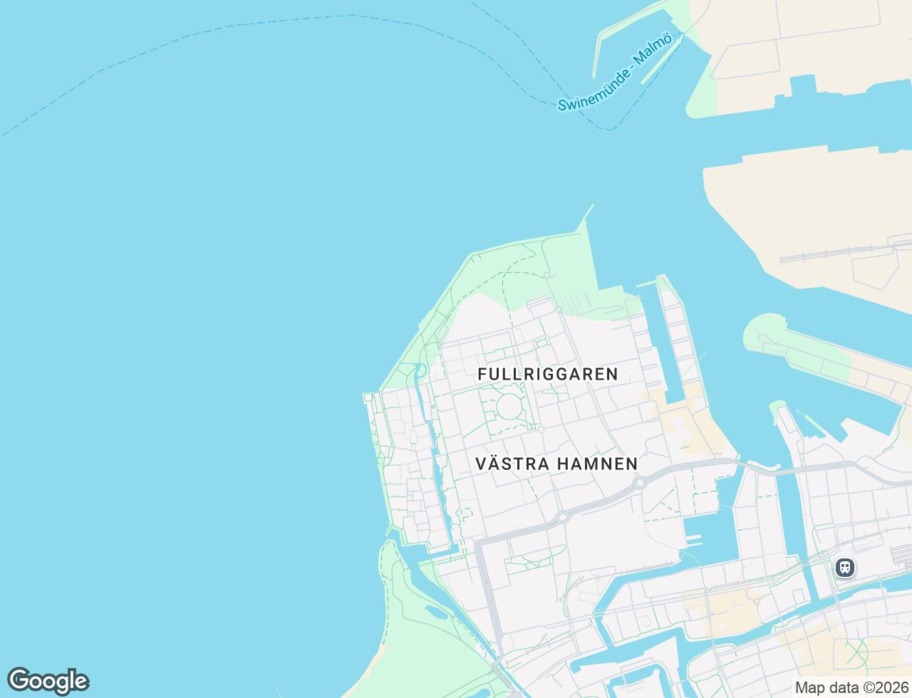 Karta över Vimpelgatan 3 i 14 Malmö