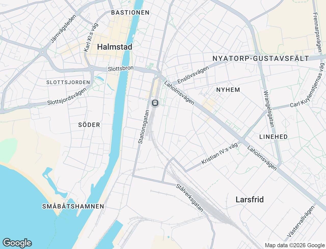 Karta över Bolmensgatan 15 i 66 Halmstad
