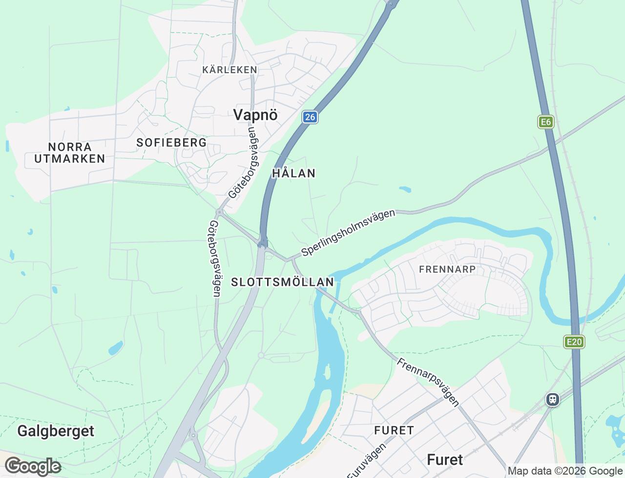 Karta över Tegelbruksvägen 1 i 31 Halmstad