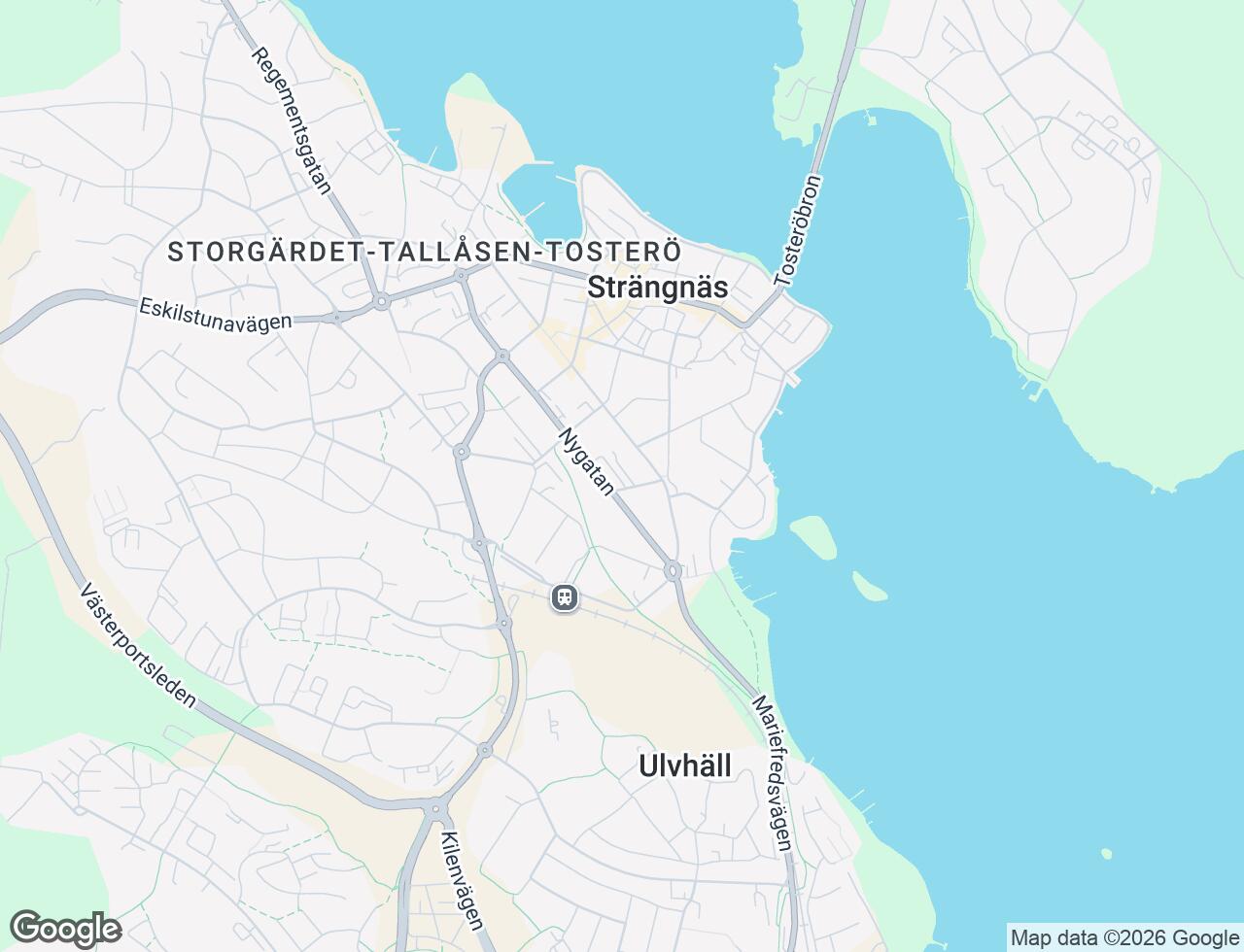 Karta över Nygatan 33A i 31 Strängnäs