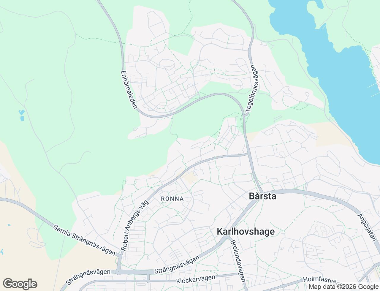 Karta över Rösvägen 1 i 53 Södertälje