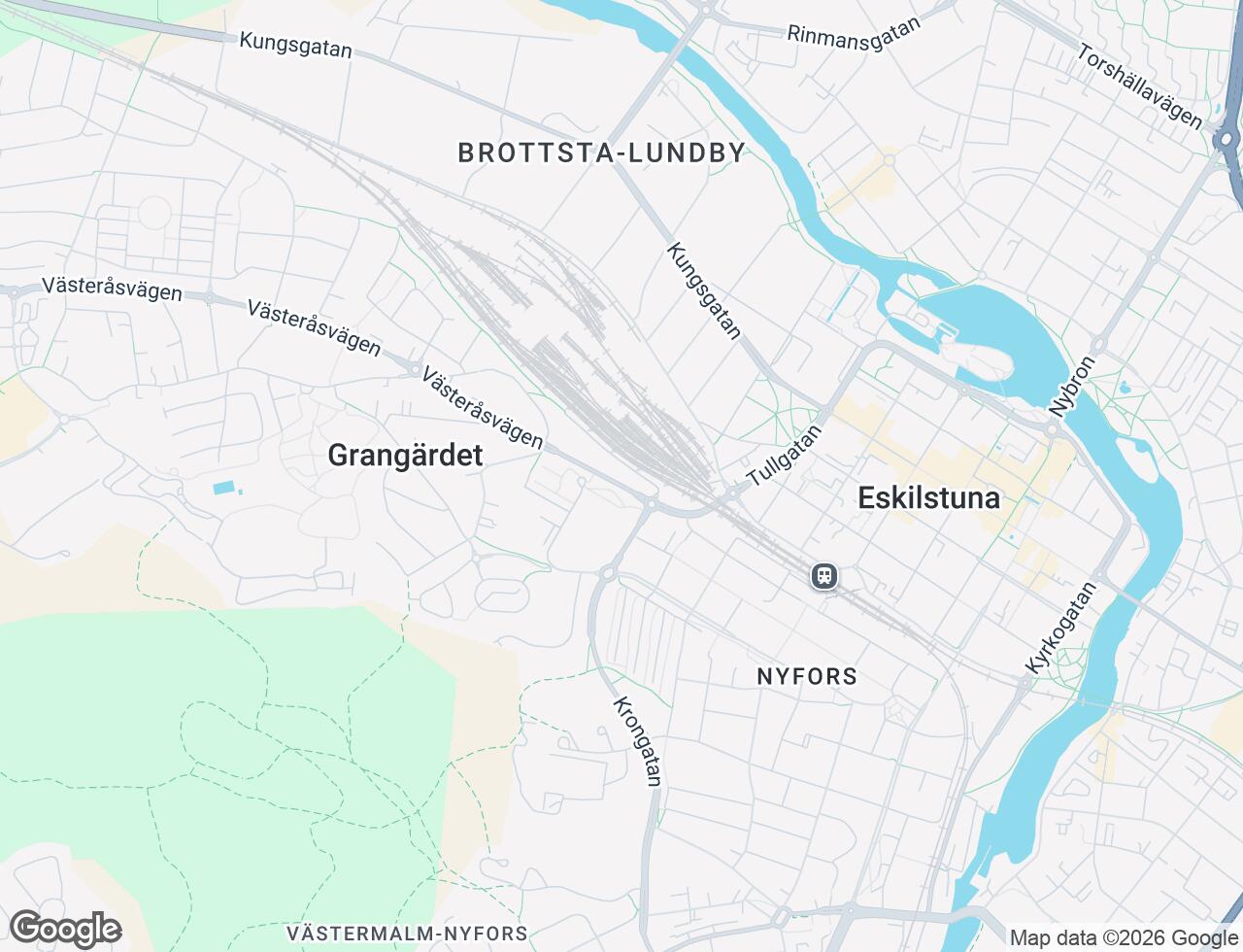 Karta över Västeråsvägen 6 i 23 Eskilstuna