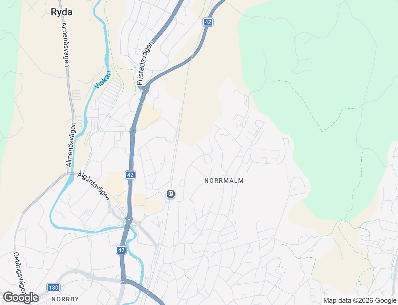 Karta över Folkungagatan 27B i 35 Borås