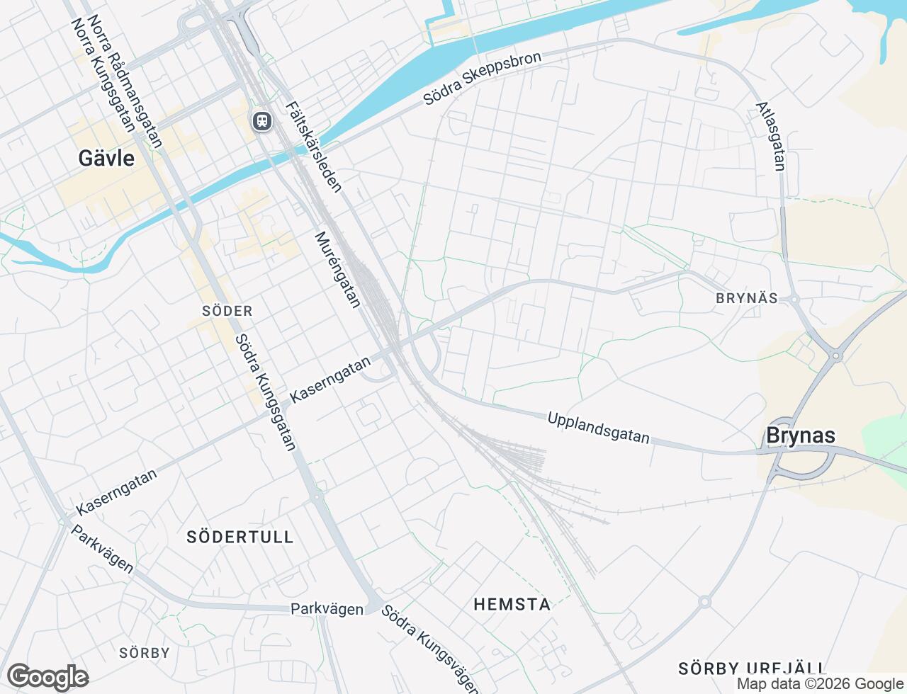 Karta över Staffansgatan 5A i 82 Gävle
