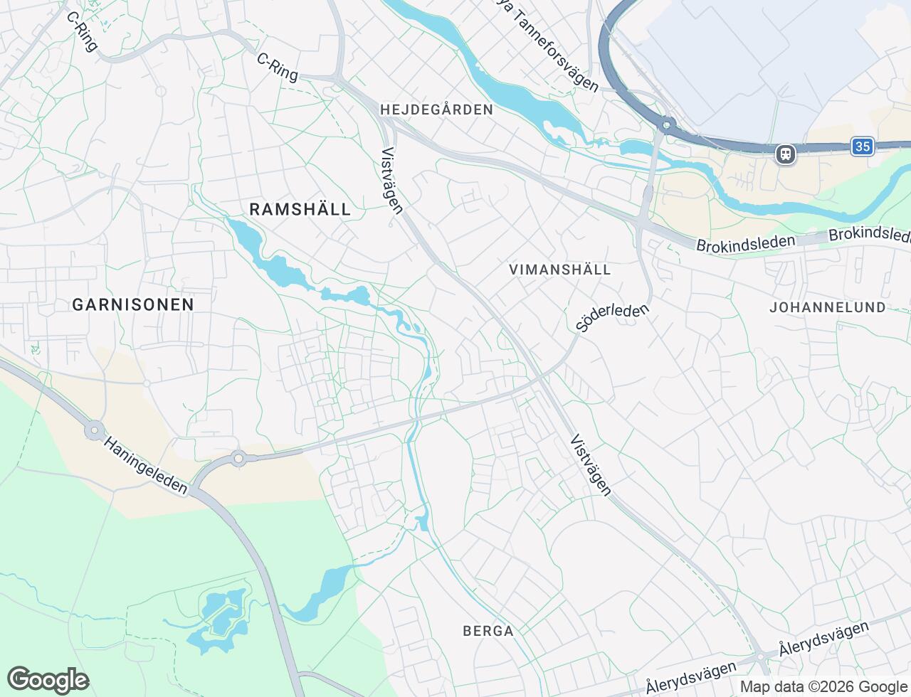 Karta över Prästbolsgatan 10 i 33 Linköping