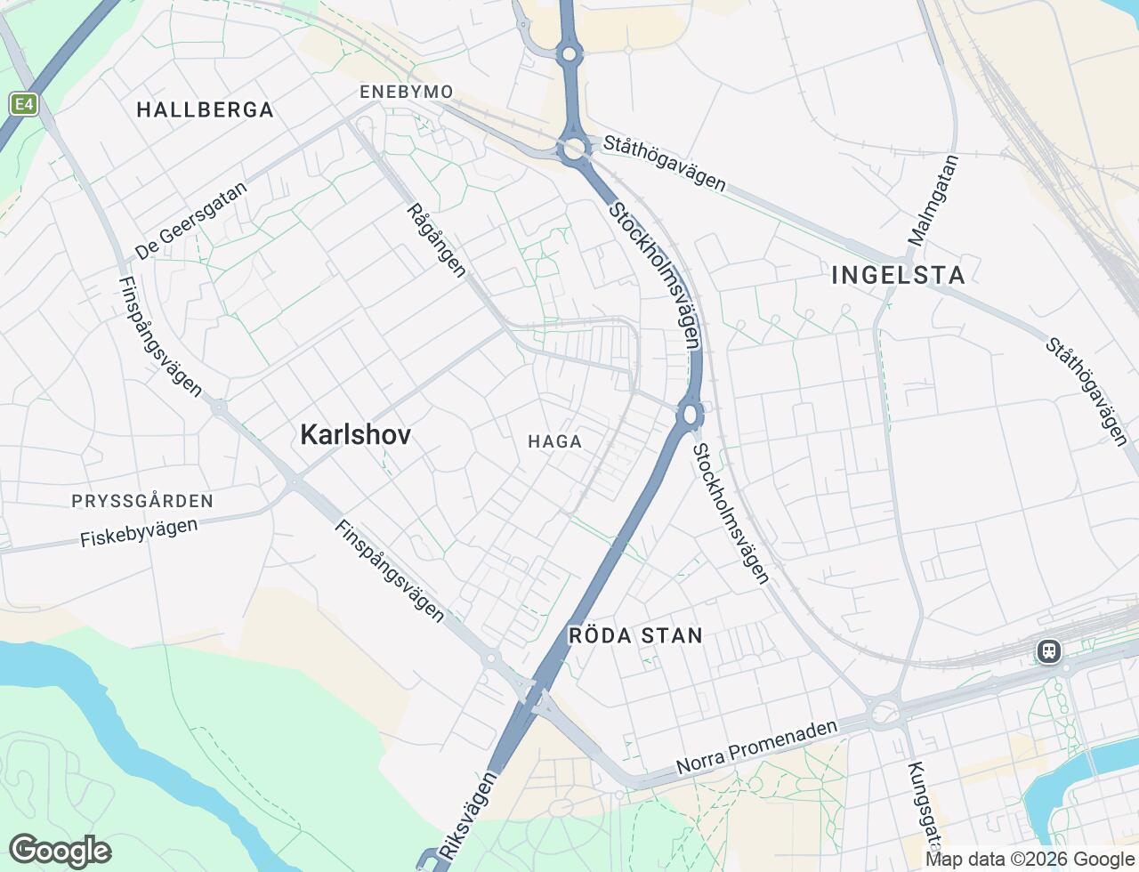 Karta över Norralundsgatan 40 i 14 Norrköping