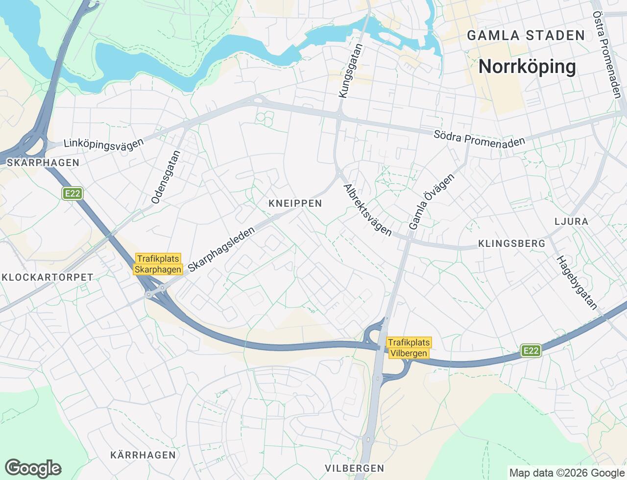 Karta över Ektorpsgatan 46 i 74 Norrköping
