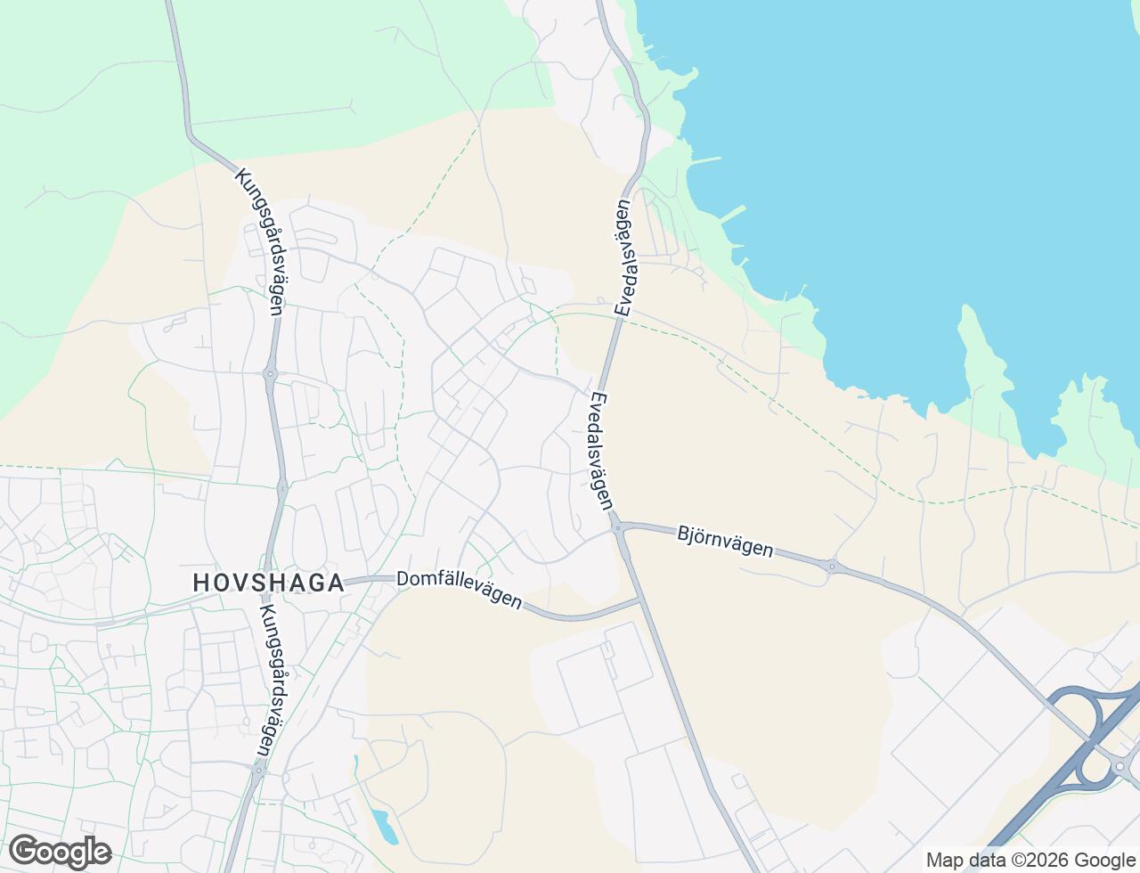 Karta över Uranusvägen 1D i 64 Växjö