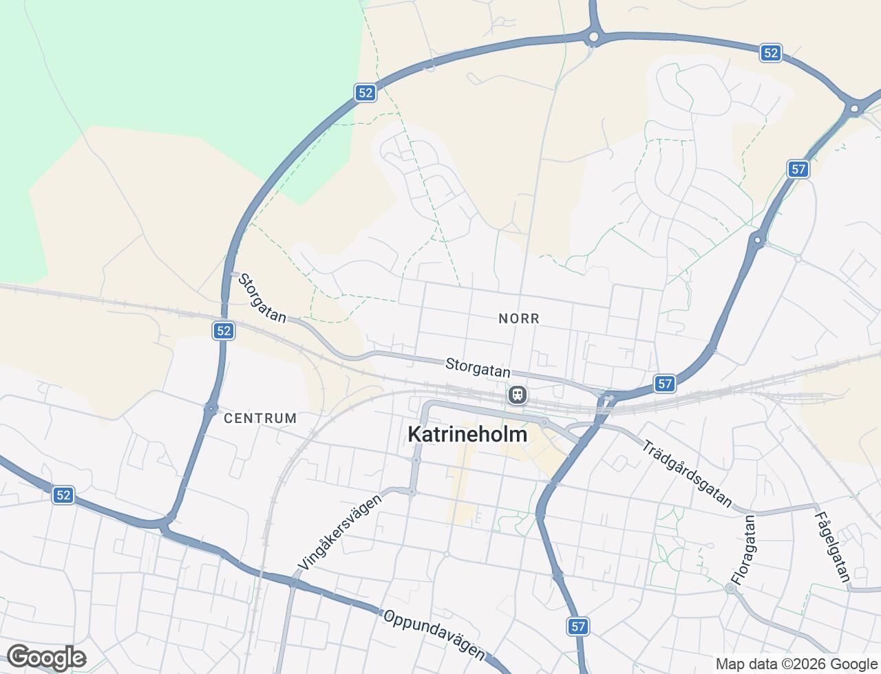 Karta över Kyrkogatan 10 i 46 Katrineholm