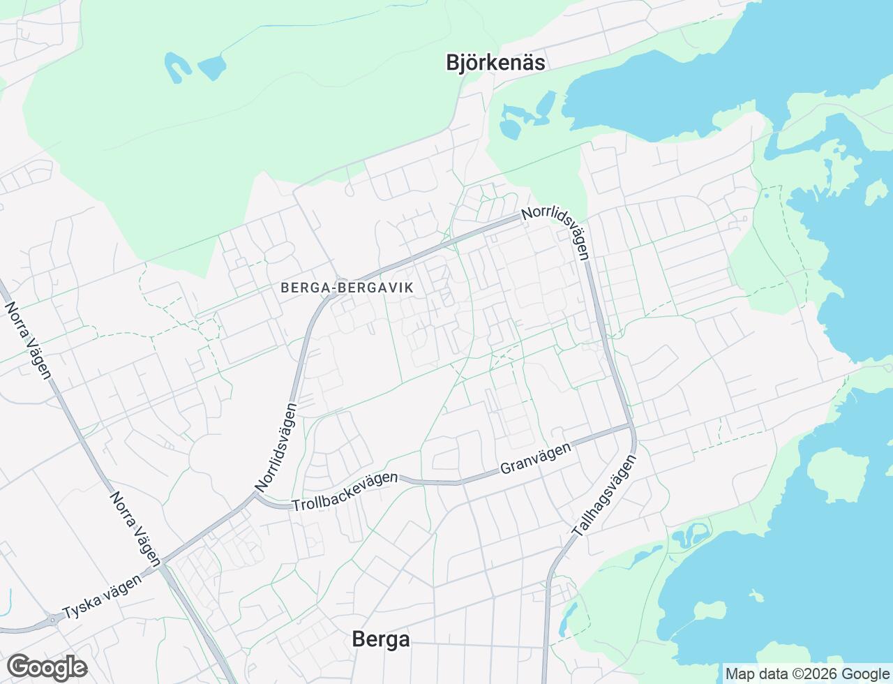 Karta över Två Systrars väg 15C i 57 Kalmar