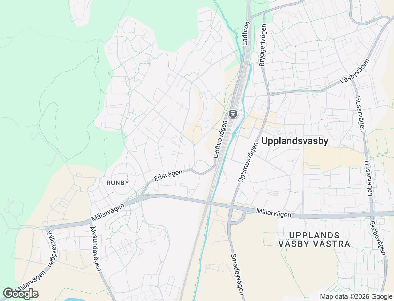 Karta över Hagvägen 4D i 40 Upplands Väsby