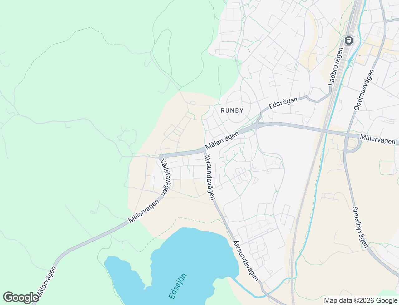Karta över Mälarvägen 77 i 47 Upplands Väsby
